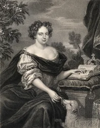 Porträtt av Katarina av Braganza (1638-1705), från "Lodge